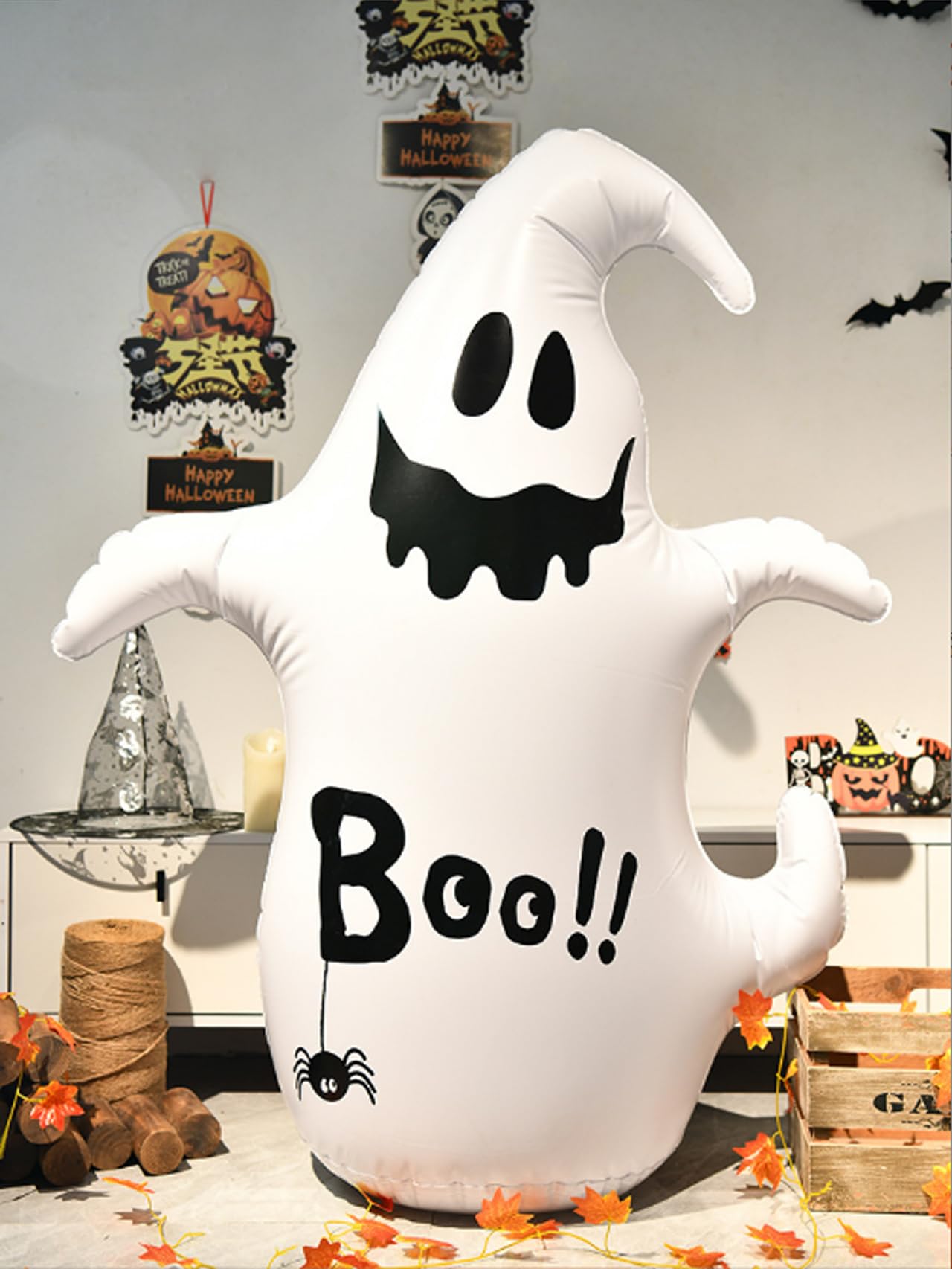 Amazon | ハロウィン 飾り ロッキング ゴースト バルーン 飾り